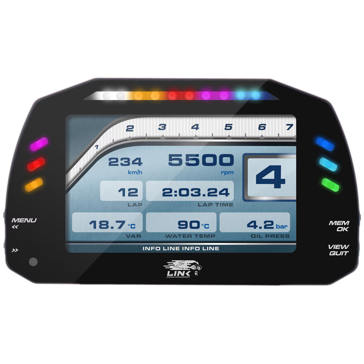 Link ECU MXS Strada 5 INCH dash (Race)